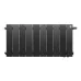 Радиатор отопления биметаллический Royal Thermo PianoForte 300 Чёрный VR80 - 10 секц., RTPBVR803030010