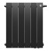 Радиатор отопления биметаллический Royal Thermo PianoForte 500 Чёрный VR80 - 6 секц., RTPBVR803050006
