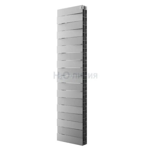 Радиатор отопления Royal Thermo PianoForte Tower 300 /Silver Satin - 18 секц., RTPFTSS30018