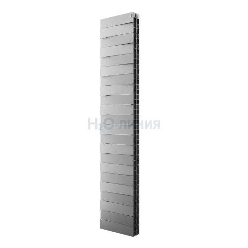 Радиатор отопления Royal Thermo PianoForte Tower 300 /Silver Satin - 22 секц., RTPFTSS30022
