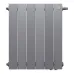 Радиатор отопления Royal Thermo PianoForte 500 Silver Satin VDR80 - 6 секц., RTPNSSVDR8050006