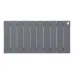 Радиатор отопления биметаллический Royal Thermo PianoForte 300 Серебристый - 10 секц., RTPS3030010