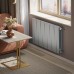 Радиатор отопления биметаллический Royal Thermo PianoForte 500 Серебристый - 12 секц., RTPS3050012