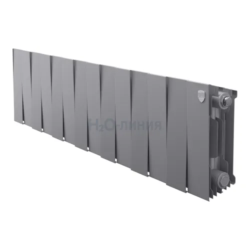 Радиатор отопления Royal Thermo PianoForte 200 /Silver Satin - 14 секц., RTPSS20014