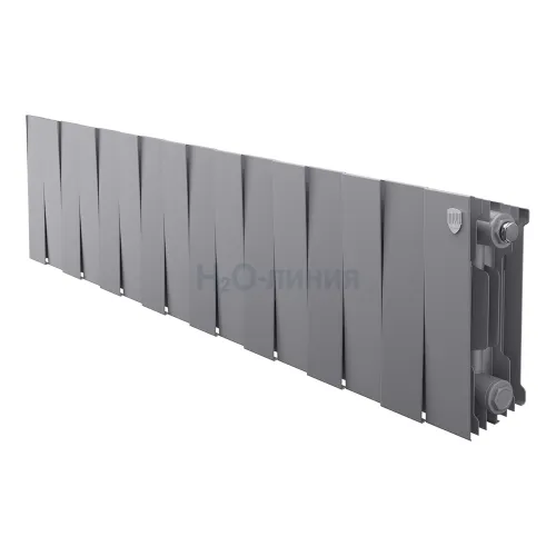 Радиатор отопления Royal Thermo PianoForte 200 /Silver Satin - 16 секц., RTPSS20016
