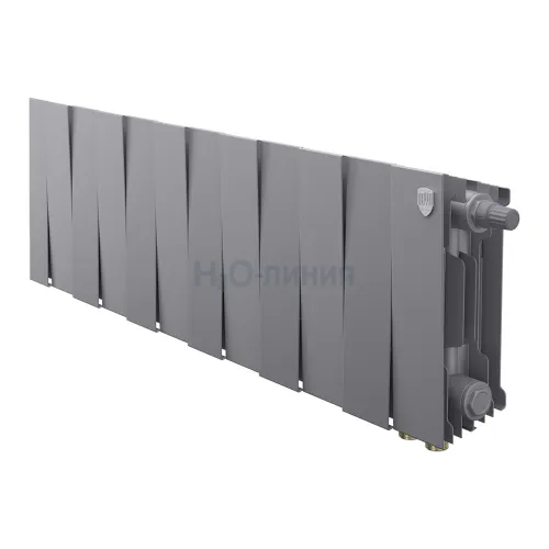 Радиатор отопления Royal Thermo PianoForte 200 /Silver Satin - 12 секц. VDR, RTPSSVDR20012