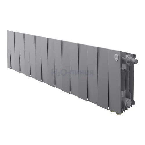 Радиатор отопления Royal Thermo PianoForte 200 Silver Satin VDR80 - 16 секц., RTPSSVDR8020016