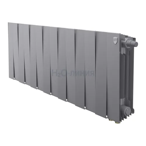 Радиатор отопления Royal Thermo PianoForte 300 Silver Satin VDR80 - 14 секц., RTPSSVDR8030014