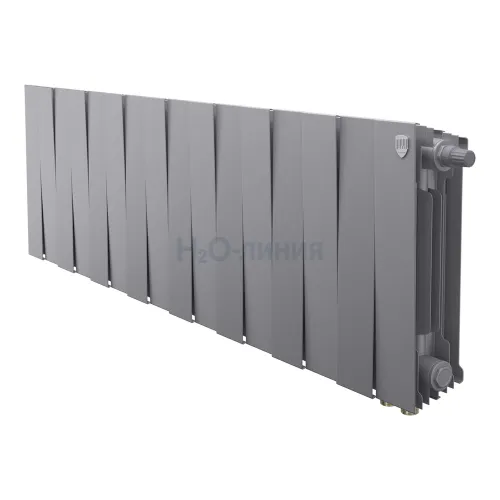 Радиатор отопления Royal Thermo PianoForte 300 Silver Satin VDR80 - 16 секц., RTPSSVDR8030016