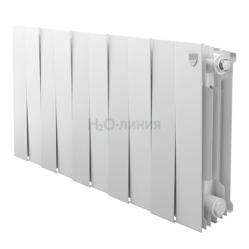 Радиатор отопления биметаллический Royal Thermo PianoForte 300 Белый - 10 секц., RTPW3030010