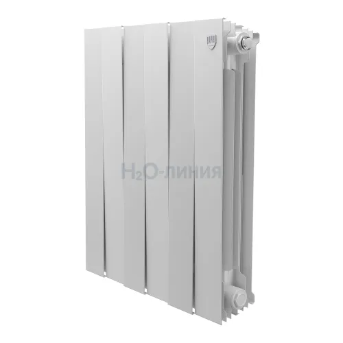 Радиатор отопления биметаллический Royal Thermo PianoForte 500 Белый - 6 секц., RTPW3050006