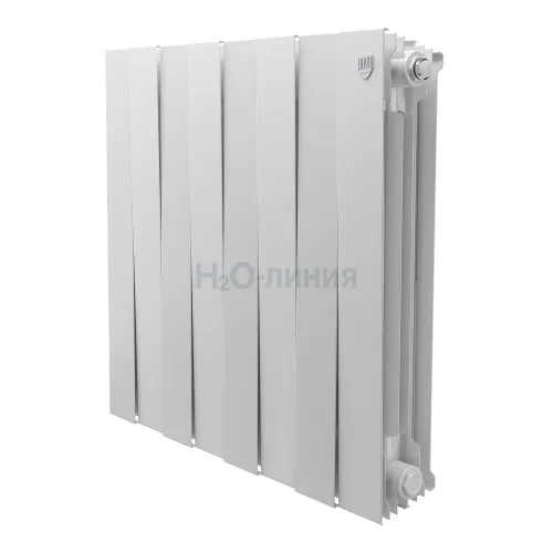 Радиатор отопления биметаллический Royal Thermo PianoForte 500 Белый - 8 секц., RTPW3050008