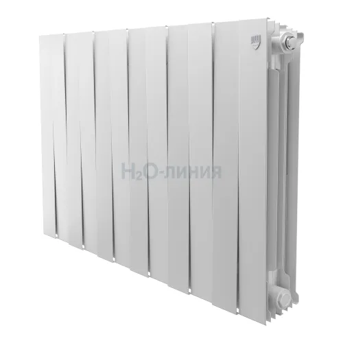 Радиатор отопления биметаллический Royal Thermo PianoForte 500 Белый - 12 секц., RTPW3050012