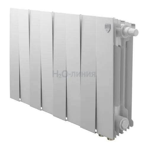 Радиатор отопления биметаллический Royal Thermo PianoForte 300 Белый VR80 - 8 секц., RTPWVR803030008