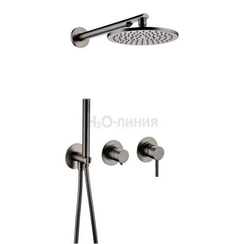 Душевой комплект Grocenberg GB5090BG Графит