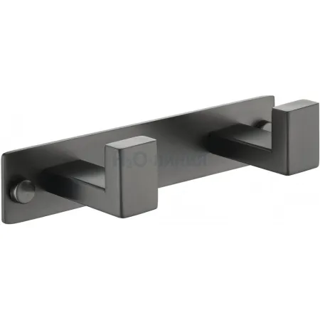 Полотенцедержатель на планке 2-й Grocenberg AC0012 (Графит)