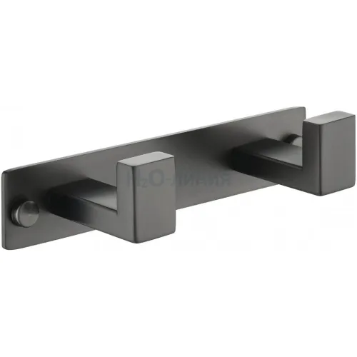 Полотенцедержатель на планке 2-й Grocenberg AC0012 (Графит)