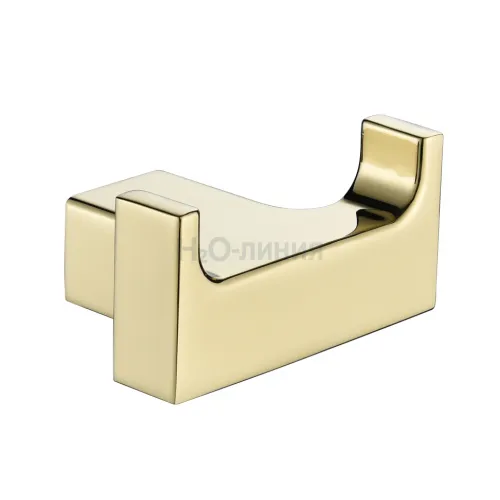 Крючок двойной Grocenberg AC0018 (Золото глянец)