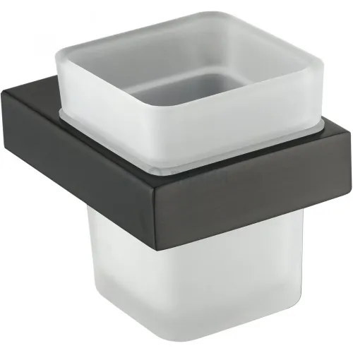 Настенный стакан одинарный Grocenberg AC0021 (Графит)