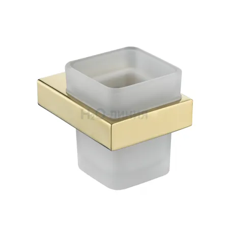 Настенный стакан одинарный Grocenberg AC0021 (Золото глянец)