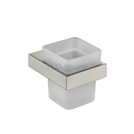 Настенный стакан одинарный Grocenberg AC0021 (Никель)