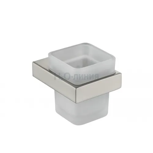 Настенный стакан одинарный Grocenberg AC0021 (Никель)