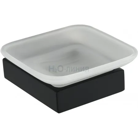 Настенный мыльница Grocenberg AC0023 (Черный матовый)