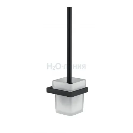 Настенный ёршик для унитаза Grocenberg AC0026 (Черный матовый)