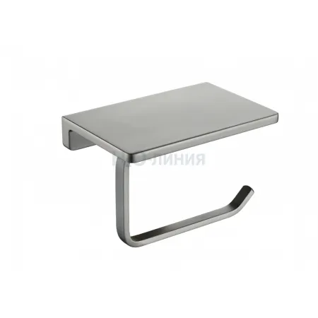 Настенный бумагодержатель плоский Grocenberg AC0027 (Графит)