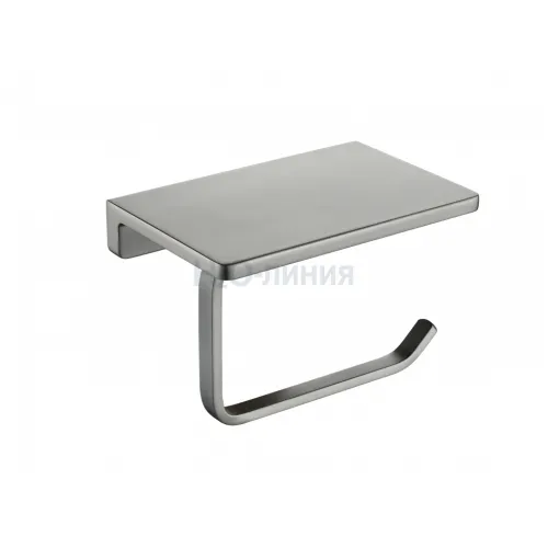 Настенный бумагодержатель плоский Grocenberg AC0027 (Графит)