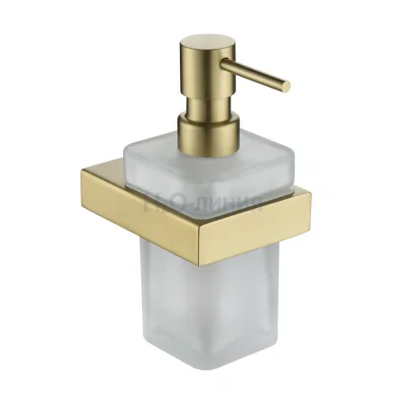 Настенный дозатор для жидкого мыло Grocenberg AC0028 (Матовое золото)