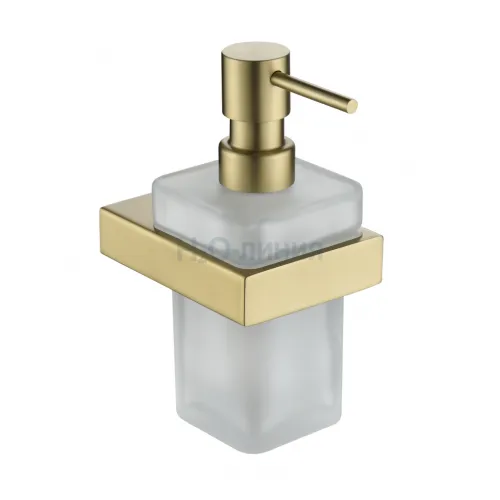 Настенный дозатор для жидкого мыло Grocenberg AC0028 (Матовое золото)