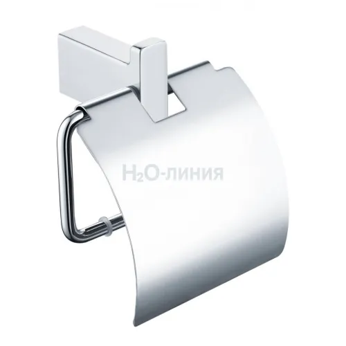 Настенный бумагодержатель с крышкой Grocenberg AC0029 (Хром)