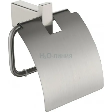 Настенный бумагодержатель с крышкой Grocenberg AC0029 (Никель)