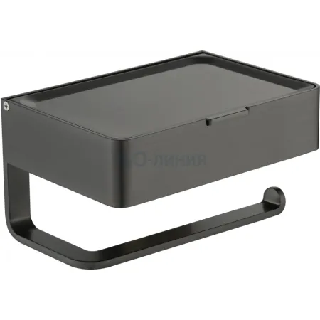 Настенный бумагодержатель плоский Grocenberg AC0050 (Графит)