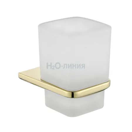 Настенный стакан одинарный Grocenberg AC0053 (Золото глянец)