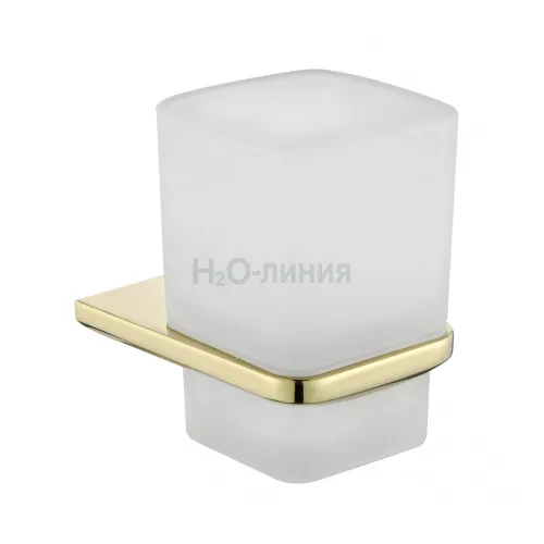Настенный стакан одинарный Grocenberg AC0053 (Золото глянец)