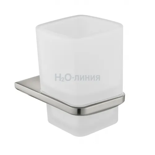 Настенный стакан одинарный Grocenberg AC0053 (Никель)