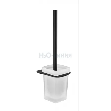 Настенный ёршик для унитаза Grocenberg AC0057 (Черный матовый)
