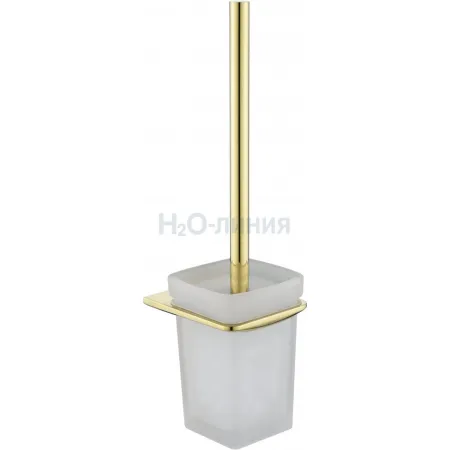 Настенный ёршик для унитаза Grocenberg AC0057 (Золото глянец)