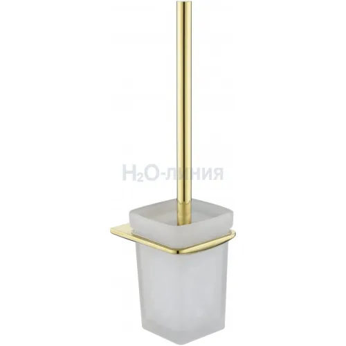 Настенный ёршик для унитаза Grocenberg AC0057 (Золото глянец)