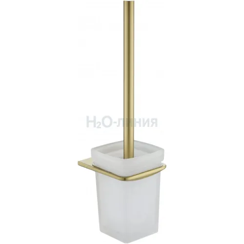 Настенный ёршик для унитаза Grocenberg AC0057 (Матовое золото)
