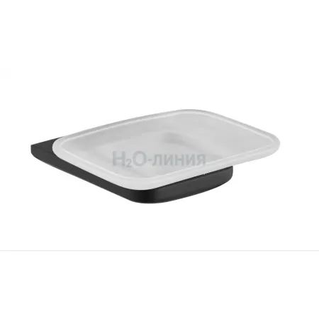 Настенный мыльница Grocenberg AC0058 (Черный матовый)