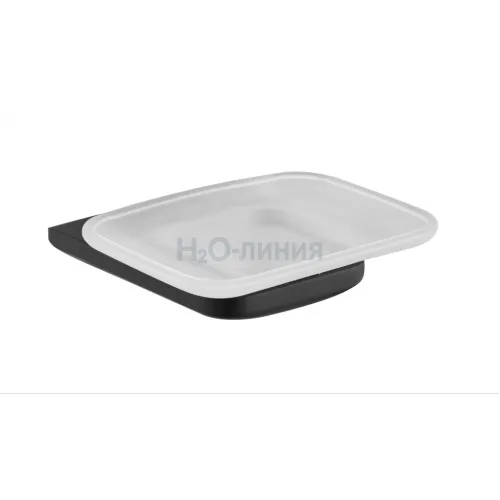 Настенный мыльница Grocenberg AC0058 (Черный матовый)