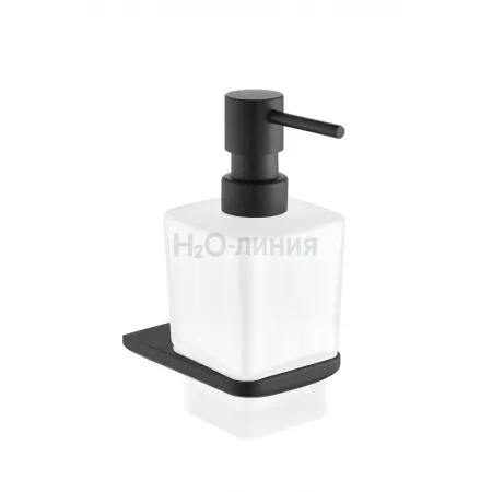 Настенный дозатор для жидкого мыло Grocenberg AC0064 (Черный матовый)