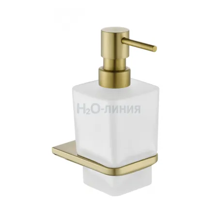 Настенный дозатор для жидкого мыло Grocenberg AC0064 (Матовое золото)