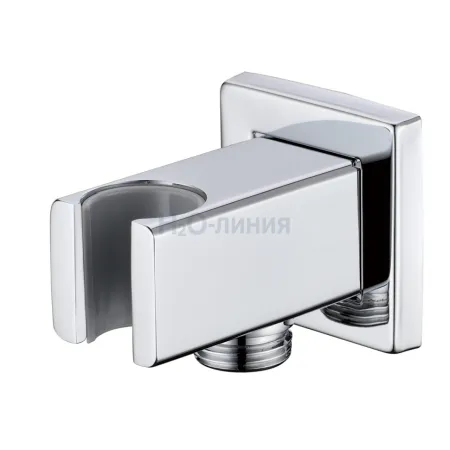 Соединение для душа с держателем Grocenberg GB101 Хром