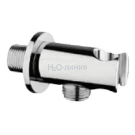 Соединение для душа с держателем Grocenberg GB102 Хром