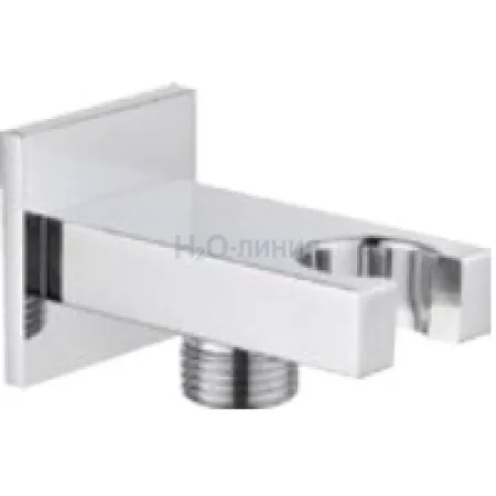 Соединение для душа с держателем Grocenberg GB103 Хром