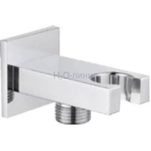 Соединение для душа с держателем Grocenberg GB103 Хром